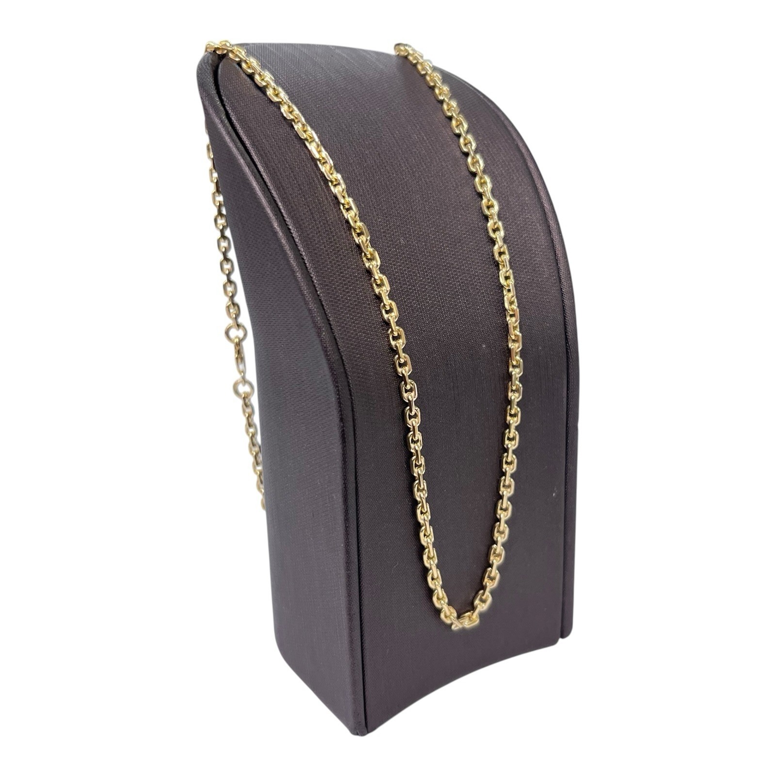9ct 9K Yellow Gold Solid Oval Cable Link Chain Necklace 11.24 Grams 45cm. New