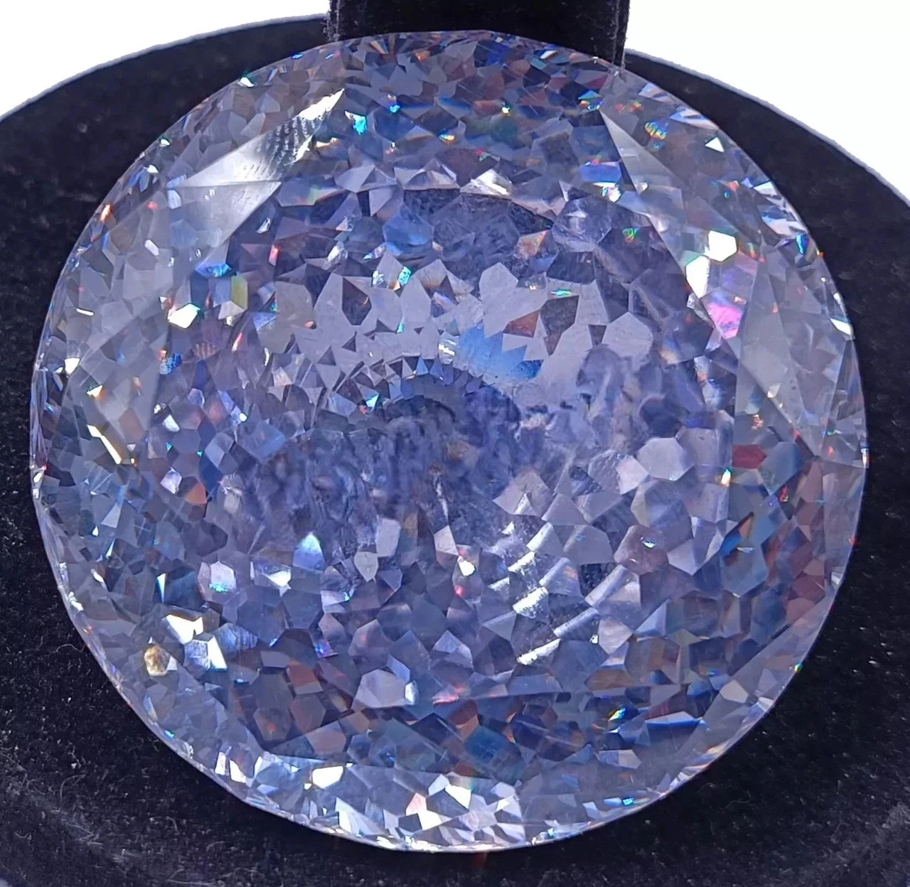 500 Ct+ Natural Certified Round Cut Cambodian White Zircon Loose Gemstone