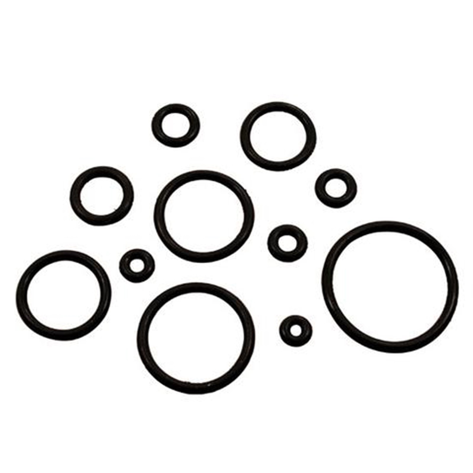 PAIR-Replacement Silicone Black O Rings For Ear Plugs/Tapers 04mm/6 Gauge Body J