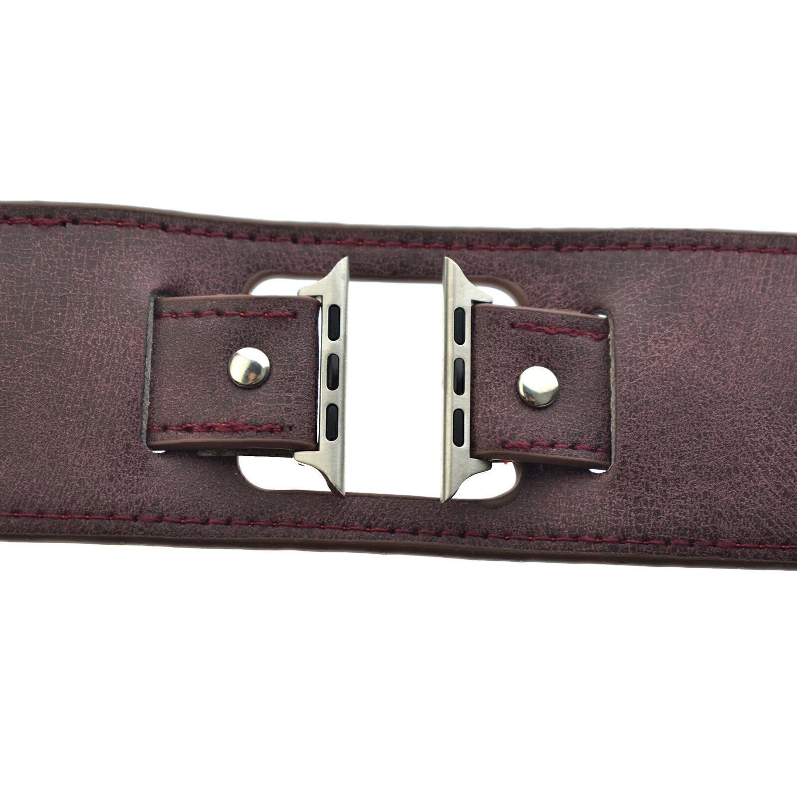 Leather Cuff Band Strap Fits Apple iwatch Series 6 5 4 3 2 1 mm 40/44mm 38/42mm