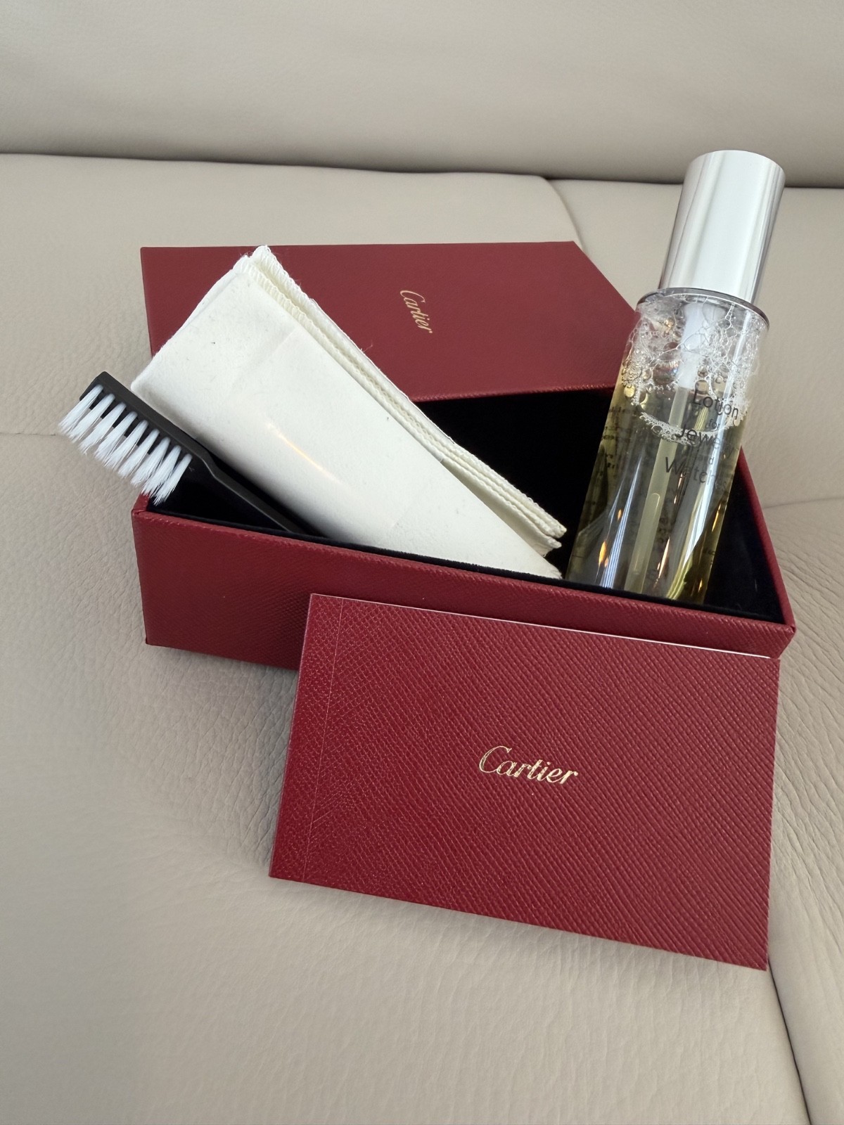CARTIER New Authentic Jewelry Cleaning Kit Set