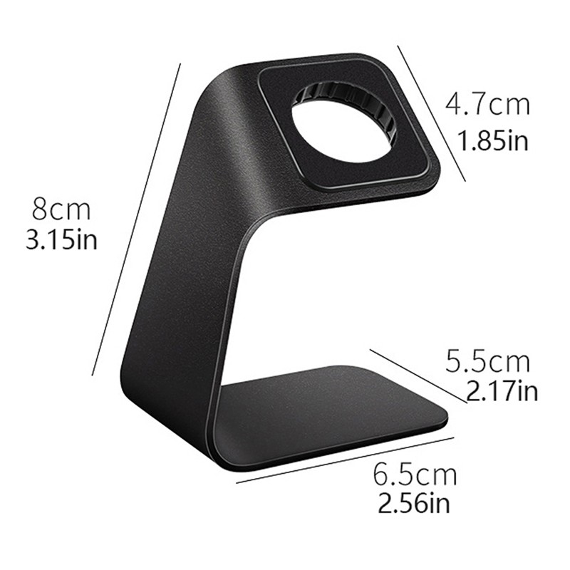 1Pc Aluminum Alloy Charger Stand Holder for Watch Charging Cradle Stand Station