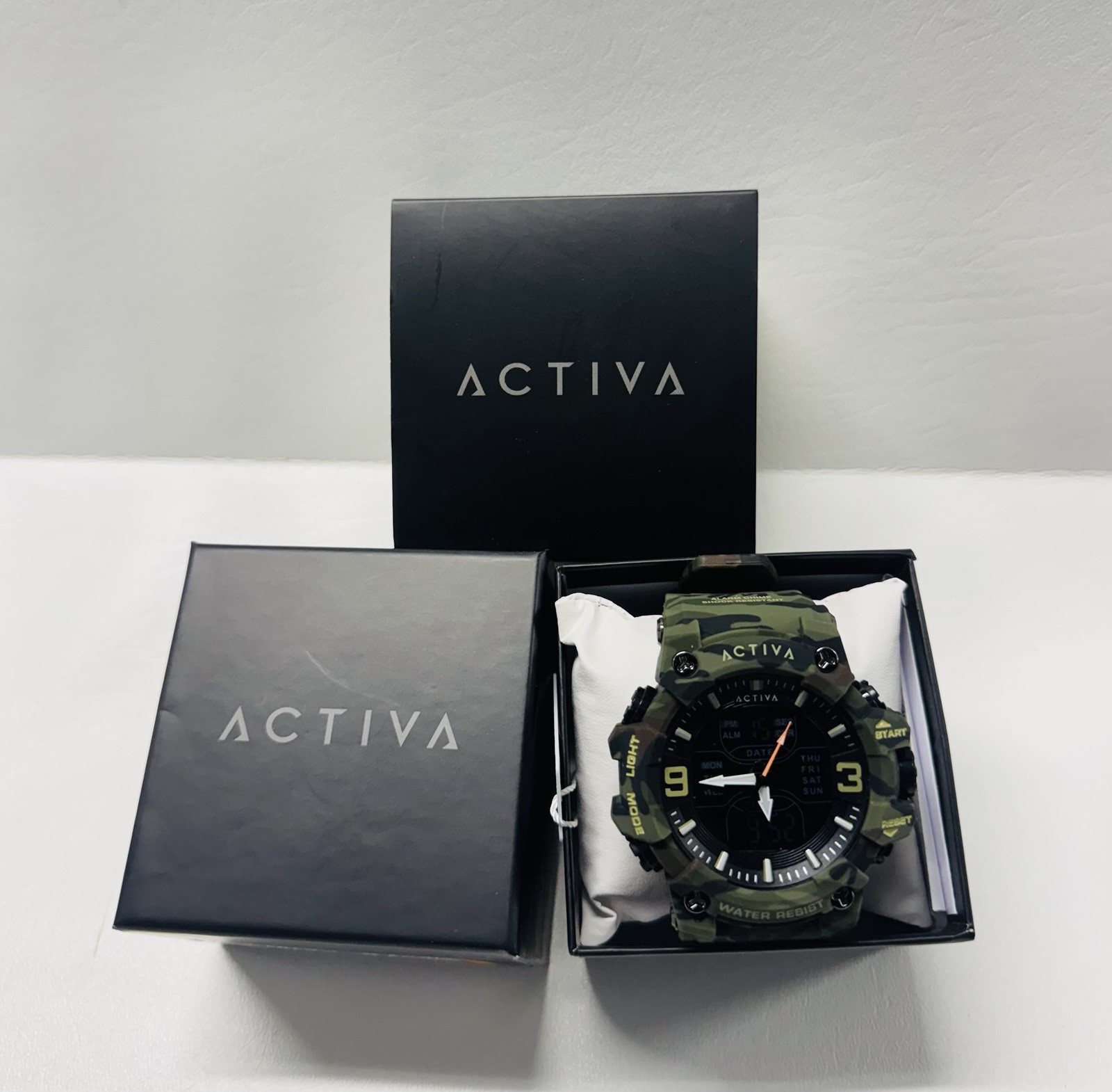 Activa X Invicta (ACW8049MC-001) Digital Watch, 53mm Camouflage/Green