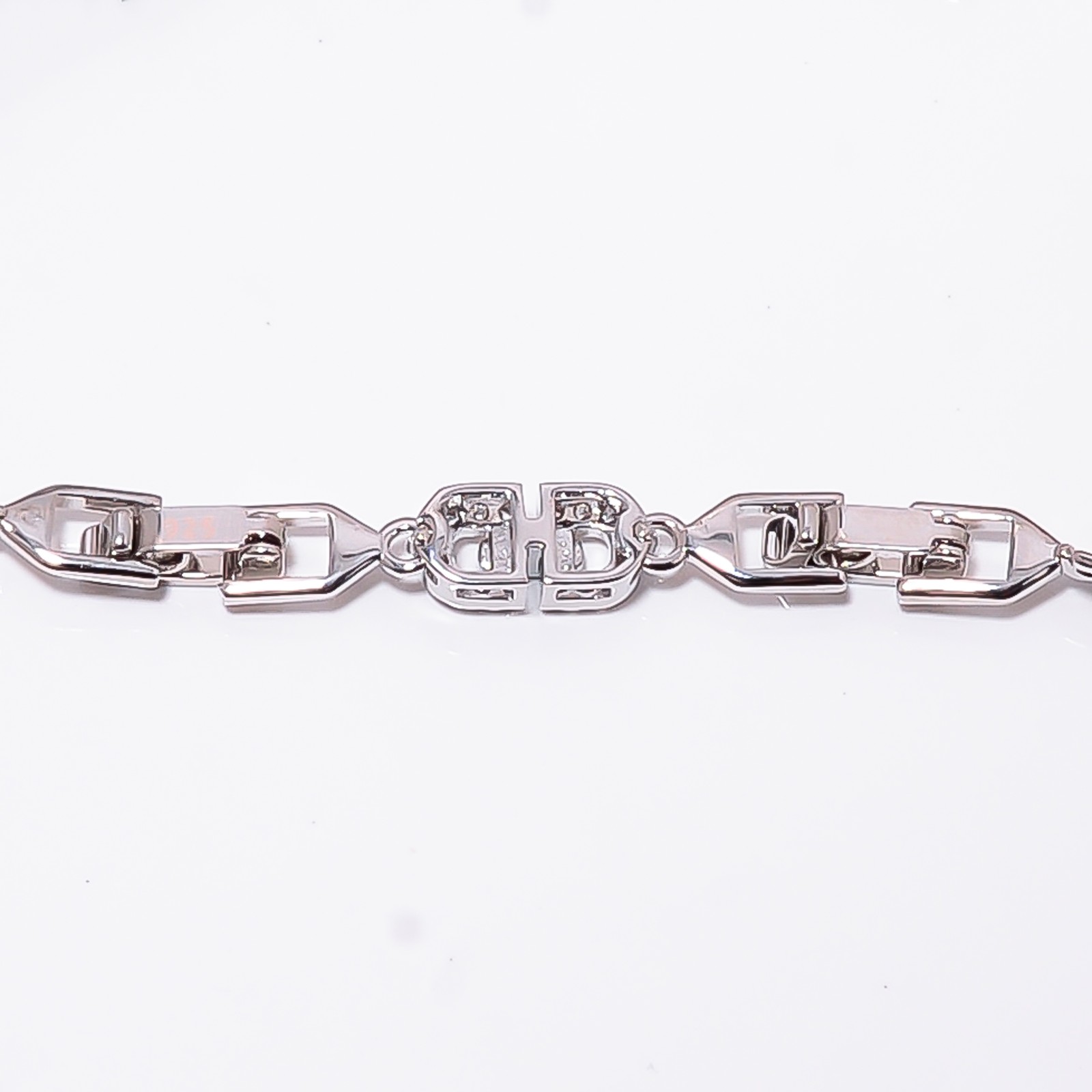 Chrome Diopside, CZ 925 Sterling Silver Adjustable Bracelet 7-8″ B140217