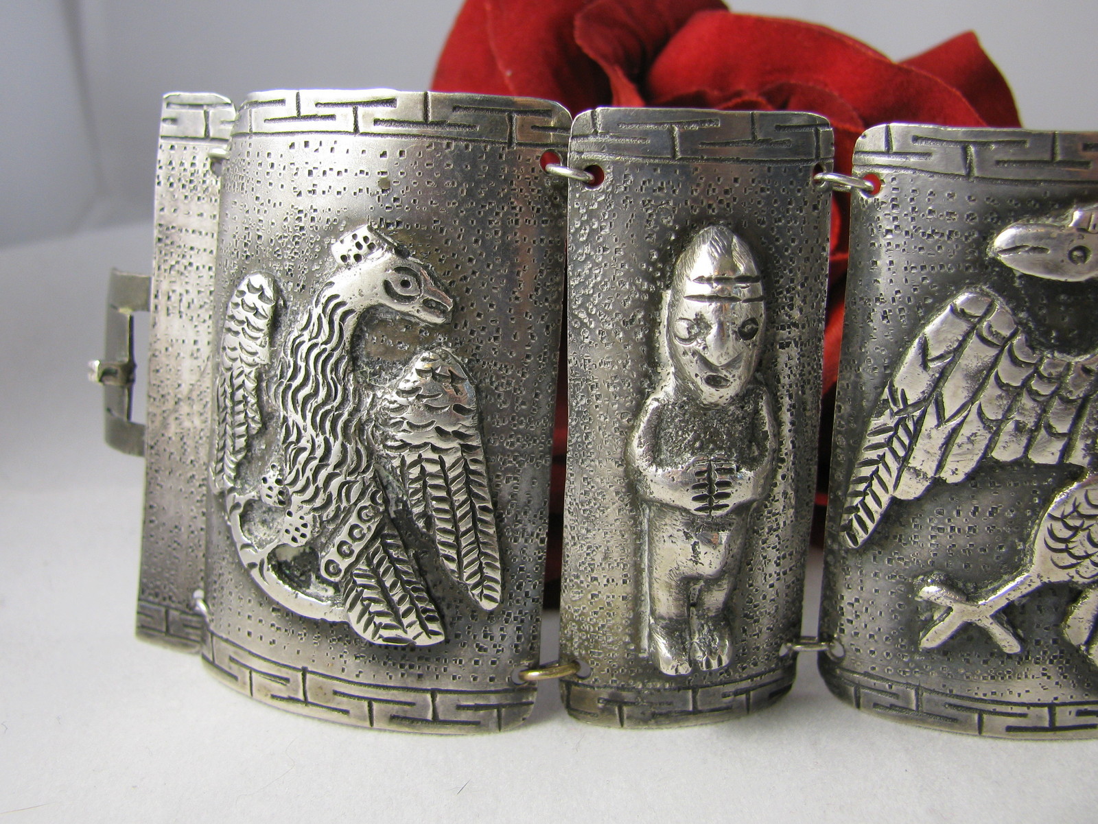 Sterling Silver Industria Peruana 114g Bracelet CAT Spay Neuter