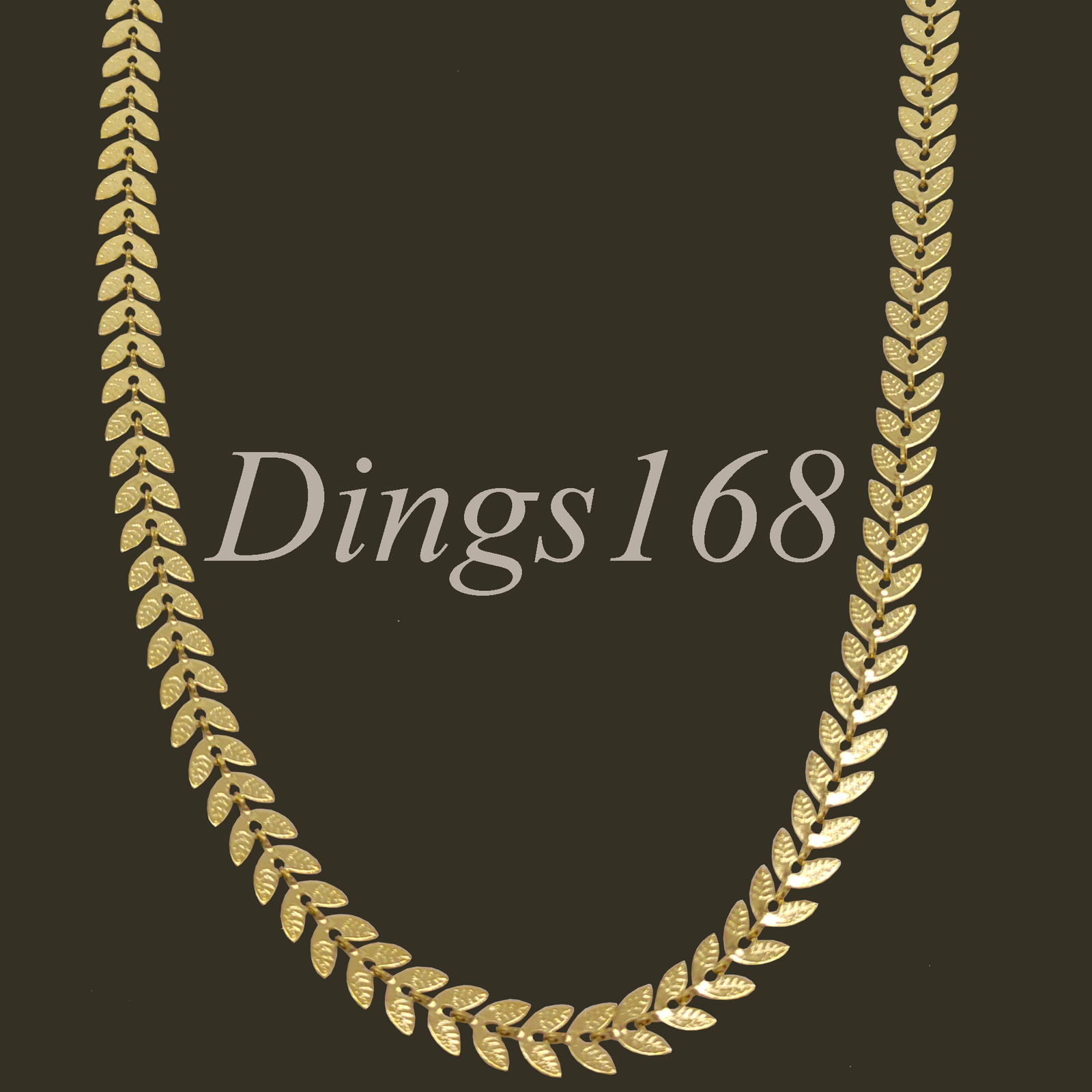 18K Yellow Gold Filled Tarnish-Free Shiny FishTail Link Chain Necklace 16″- 24″