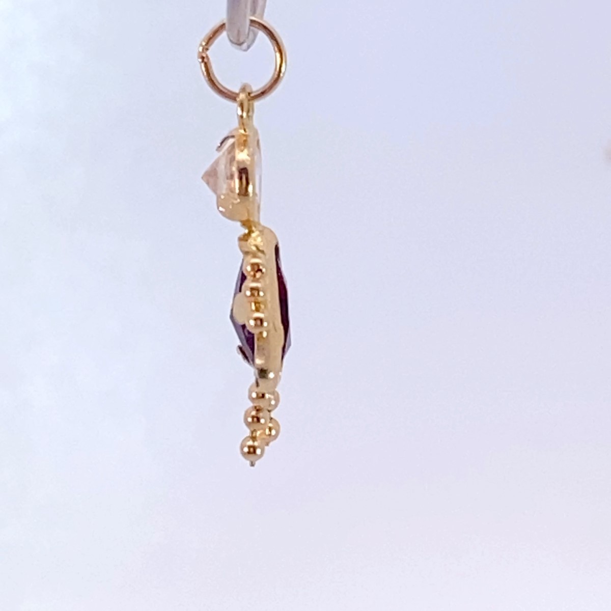 Cubic Zirconia 14K Yellow Gold 0.5g (EL1123825)