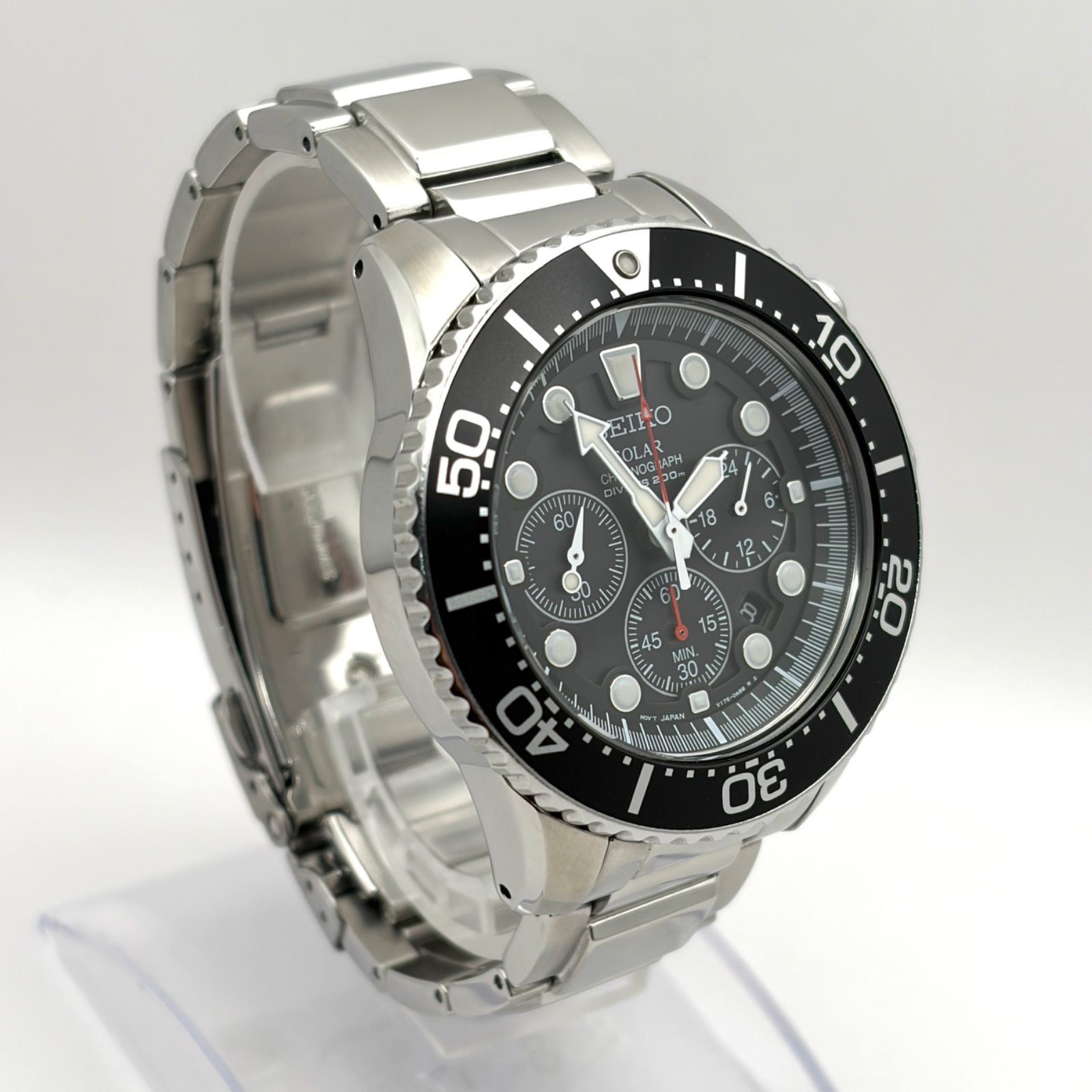 (T891) , Normal Operation SEIKO PROSPEX Diver’s Chronograph SSC015 V175-0AD0