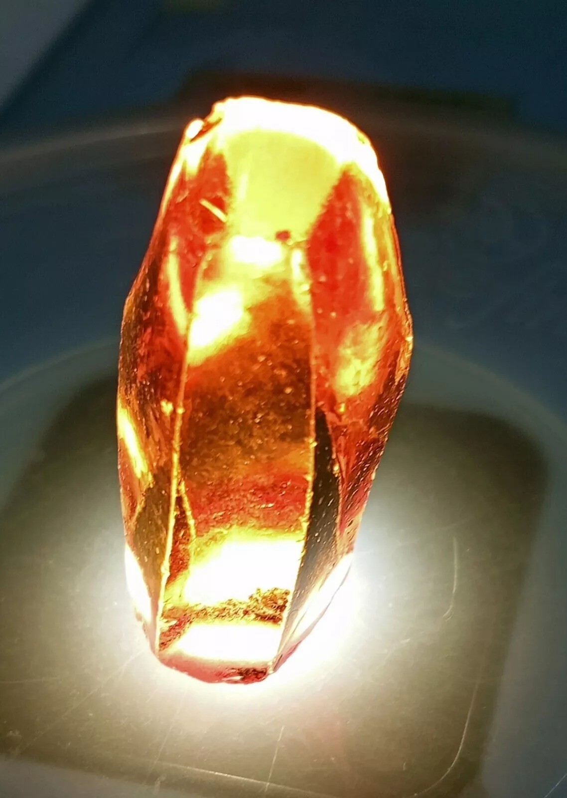 Natural Cambodian 176-178 Ct Orange Zircon Rough Cut Loose Gemstone Certified