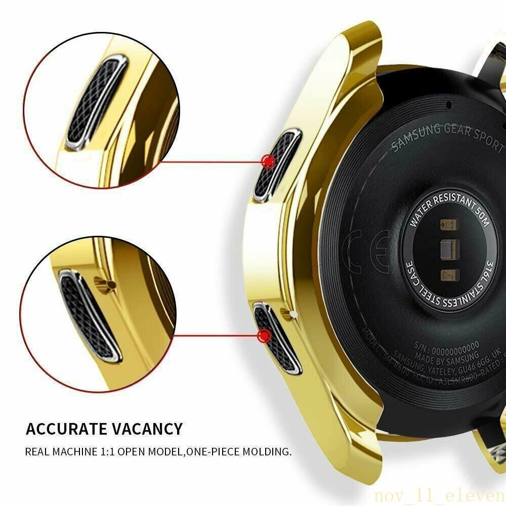 2 Pack Soft TPU Protector Watch Case Cover For Samsung Galaxy Watch 42mm 46mm