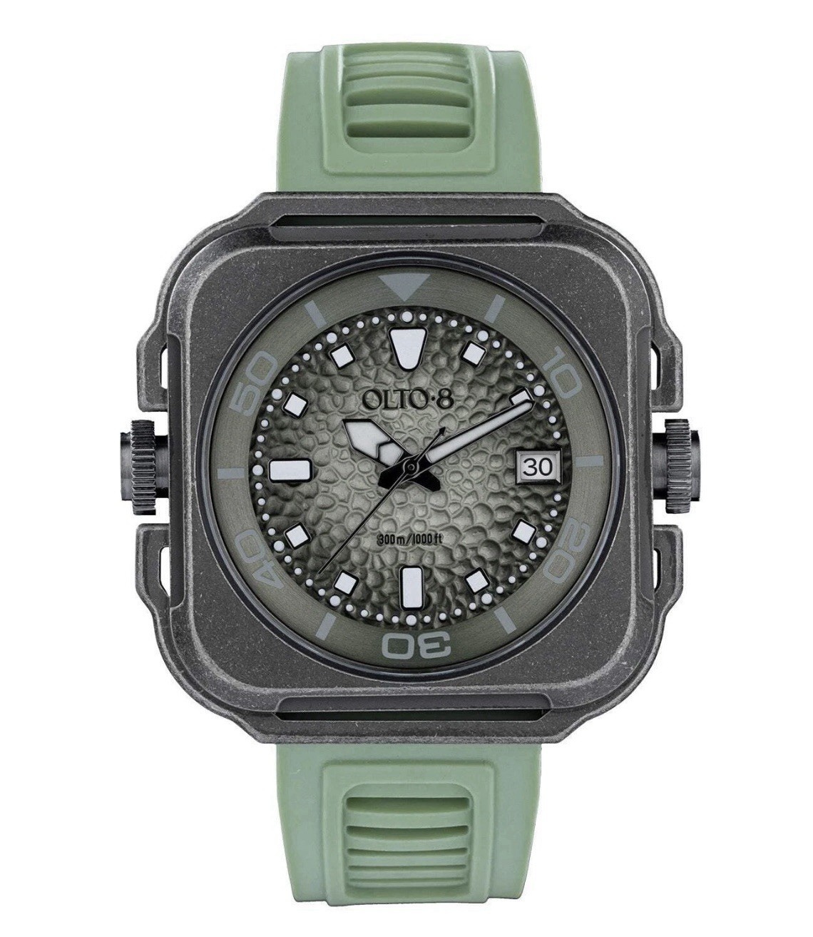 OLTO-8 Coral Steward Diving Automatic Watch Retro Green Men’s Watch – Brand New
