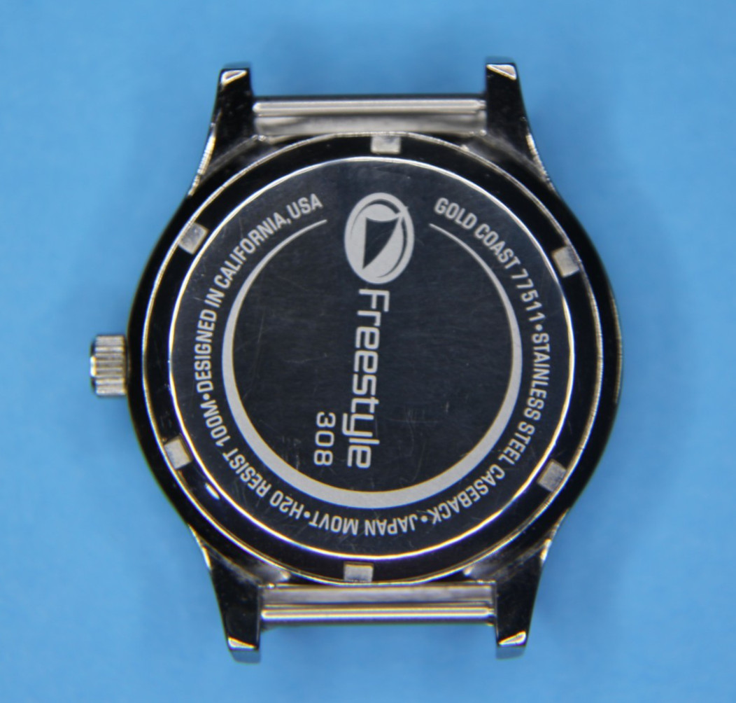 NICE Shark Freestyle 308 Diver Style 100M Metal Case Analog Watch Rotating Bezel