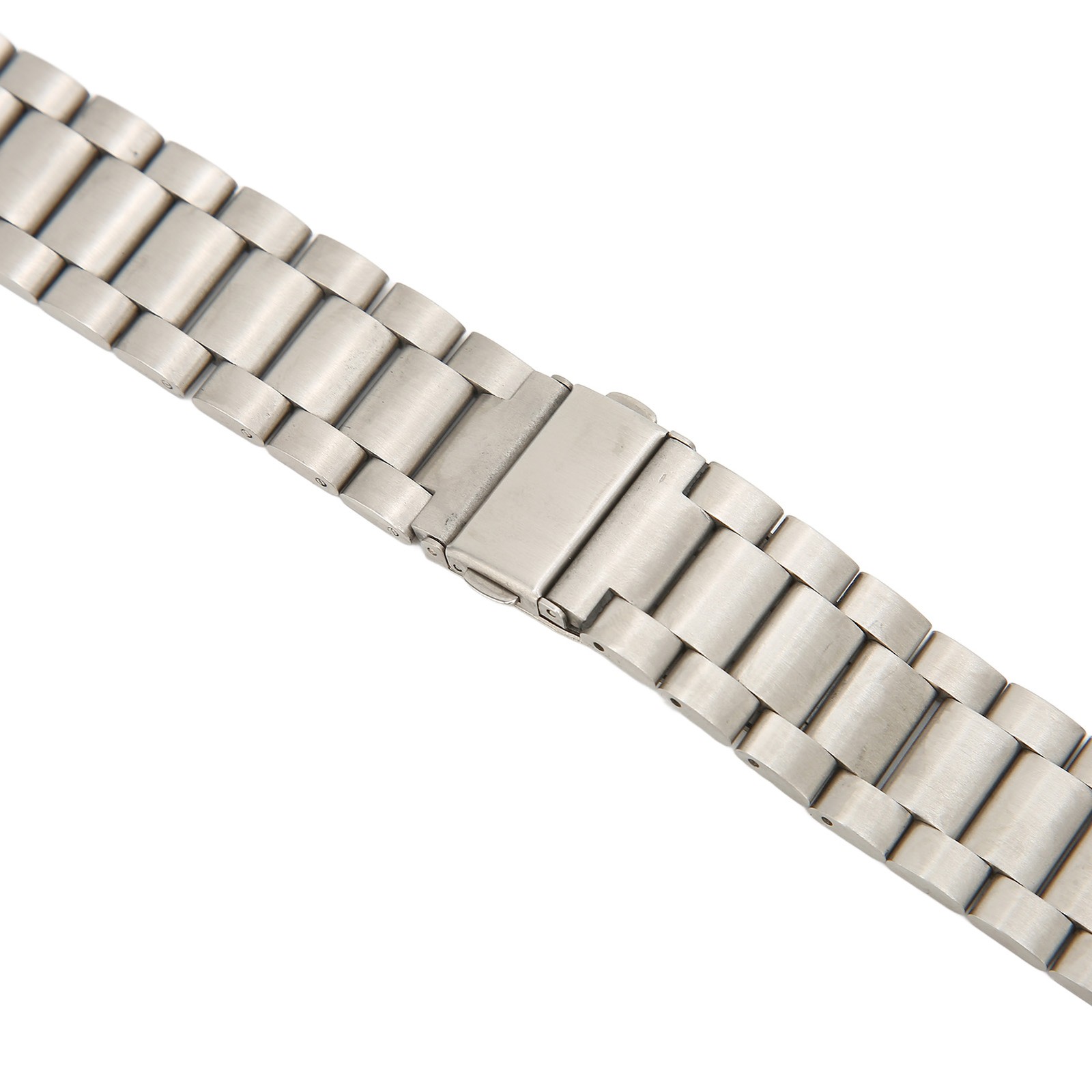 Smartwatch Band 20mm Double Buckle Wrist Strap Matel With Watch Pin For