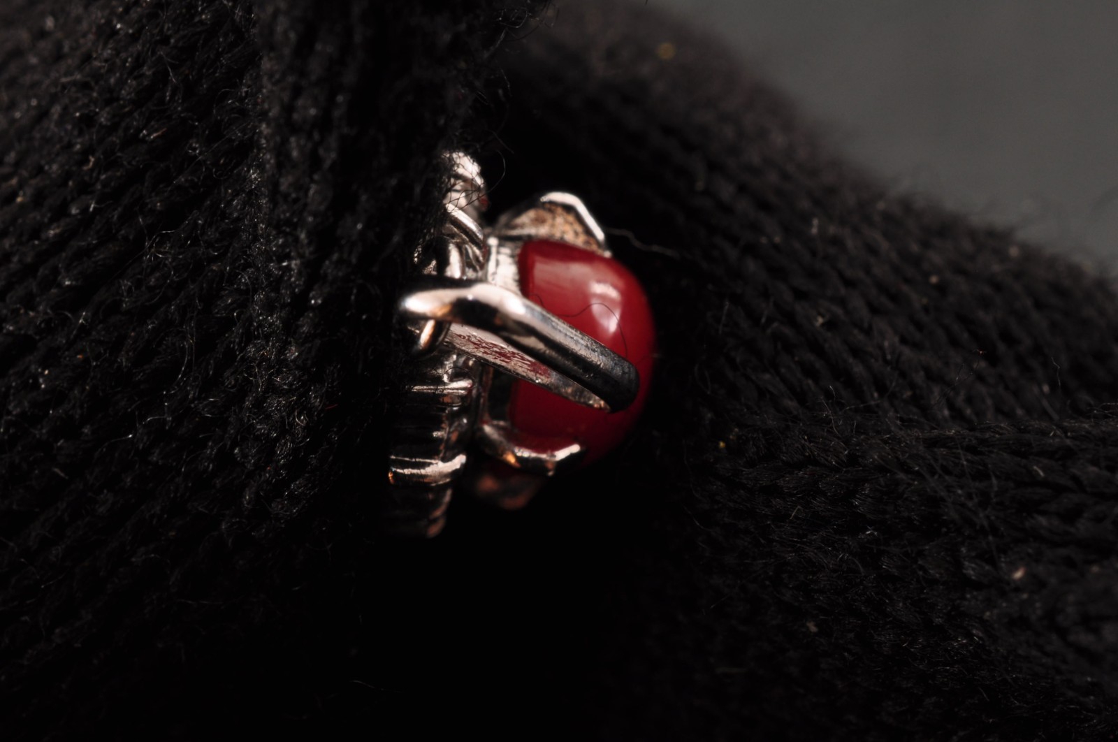 Certification oxblood coral pendant top 925 silver (11mm (0.43in) total 4.0ct).