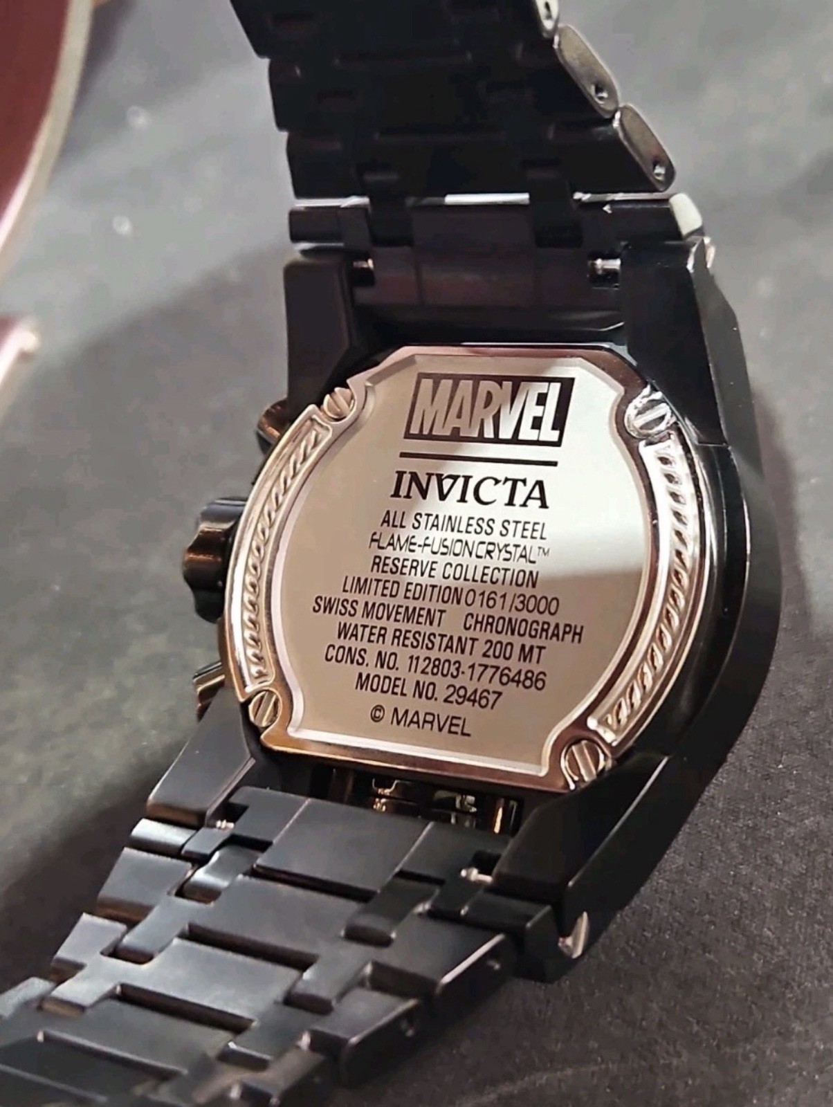 Invicta 29467 Marvel Deadpool Limited 0139/3000 Automatic Chronograph 52mm Watch