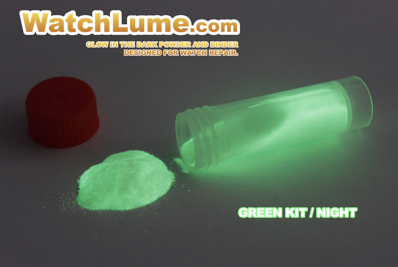 GLOW IN THE DARK WATCH PASTE KIT Stronger than Luminova Lume Dial Restoration