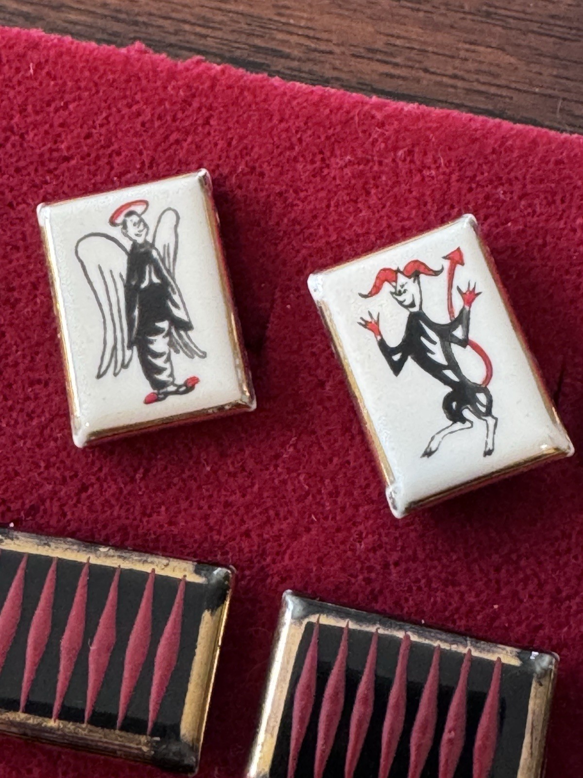 Victoria Flemming Vintage Glass Cufflinks 36 pairs!!!! some rare designs