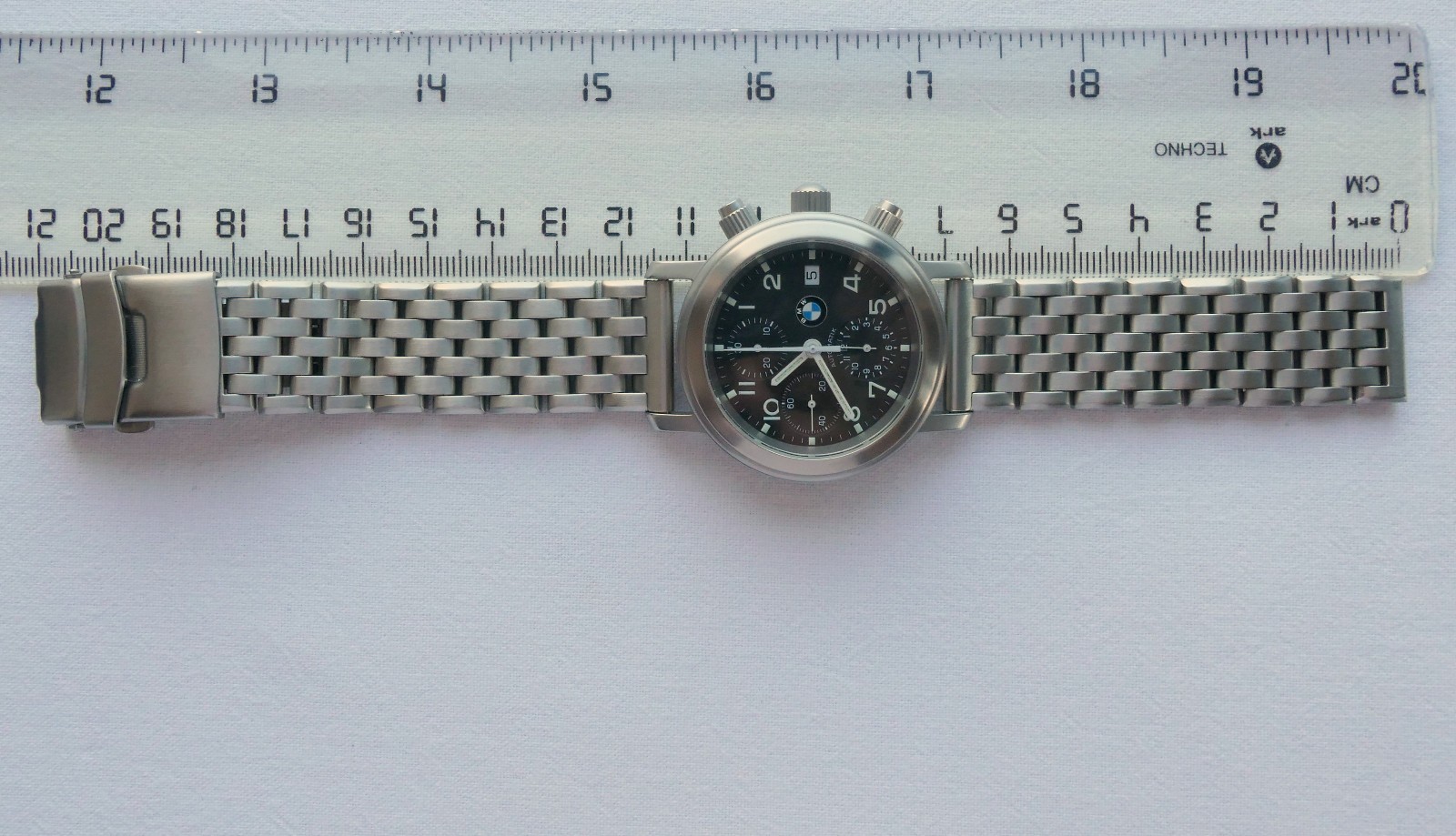 BMW Classic Driver Sport Car Accessory Automatic Valjoux 7750 Chronograph Watch