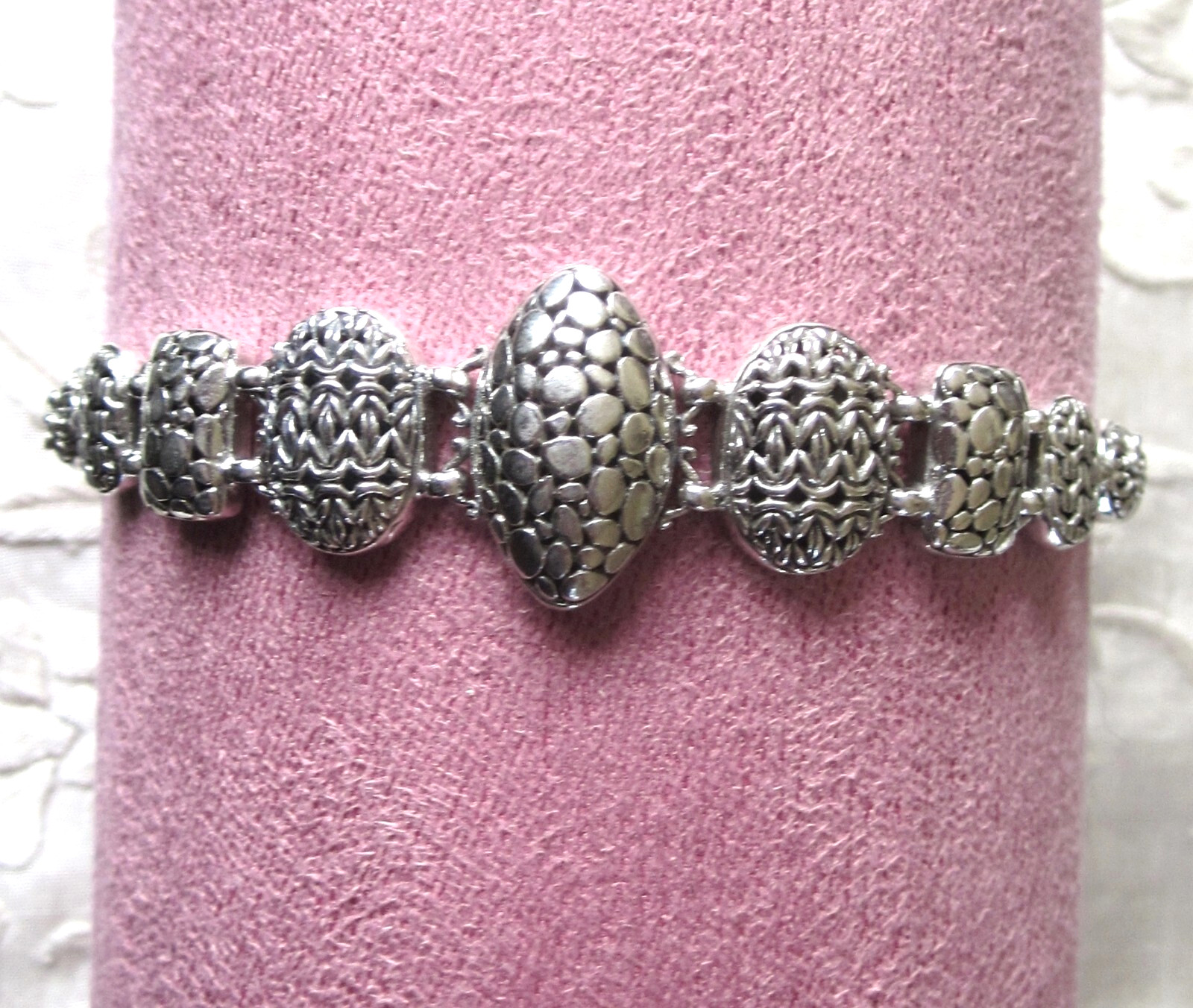 Bali Borobudur Bracelet / 925 Sterling Silver / 6.5 – 8 inches / 19.6g