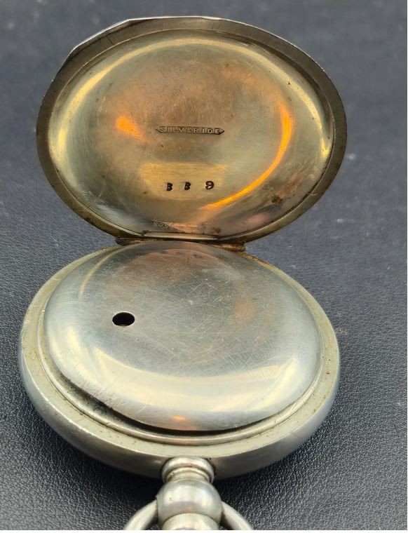 Antique 1883 Waltham Wm. Ellery Model 1877 18s 11J Pocket Watch Silverode Case