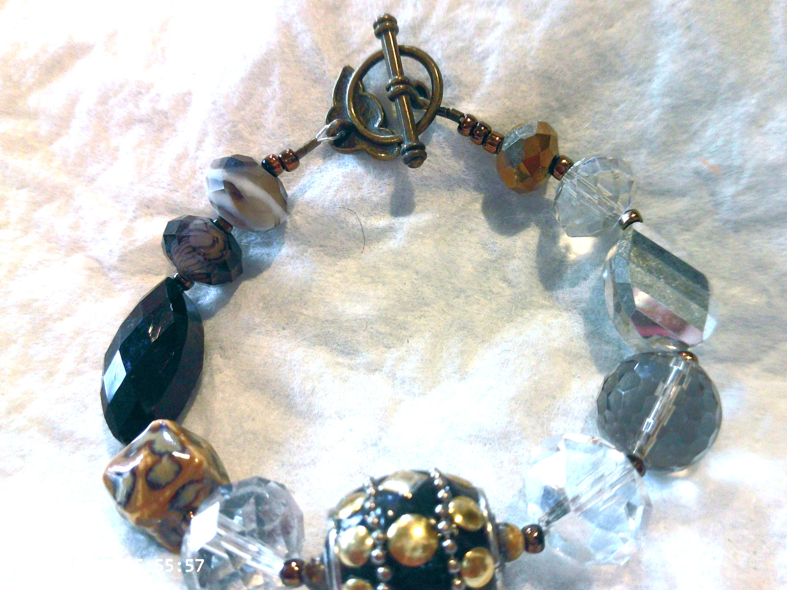 A Lot of 3 Beautiful Stretch Bracelets ( please read )