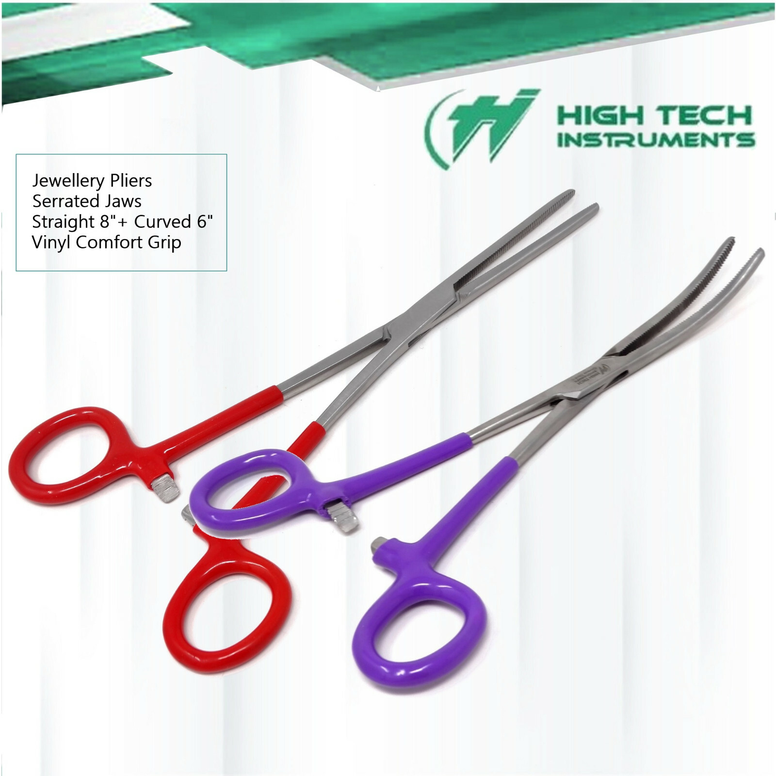 Crafting Pliers Hobby Craft Jewellery Repair Forceps Straight + Curved DIY Tools