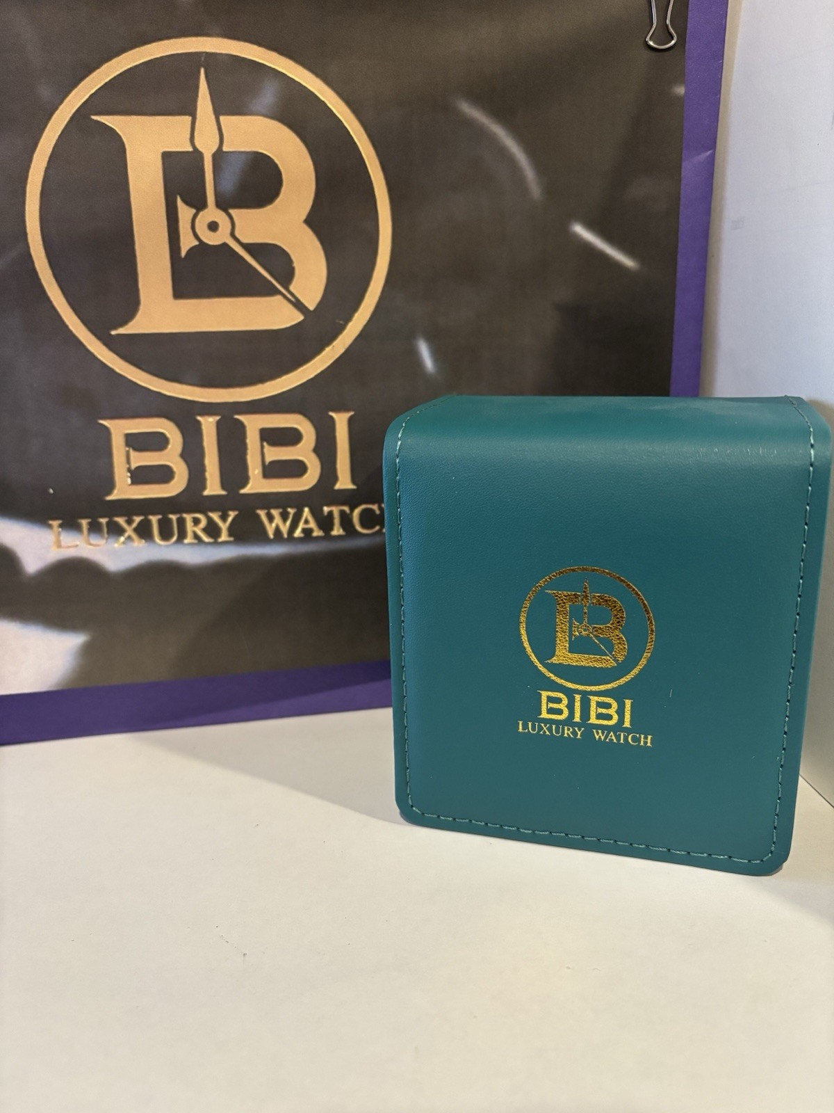 Bibi Luxury Watch Alloy Dial & Silicone Strap (B0128).