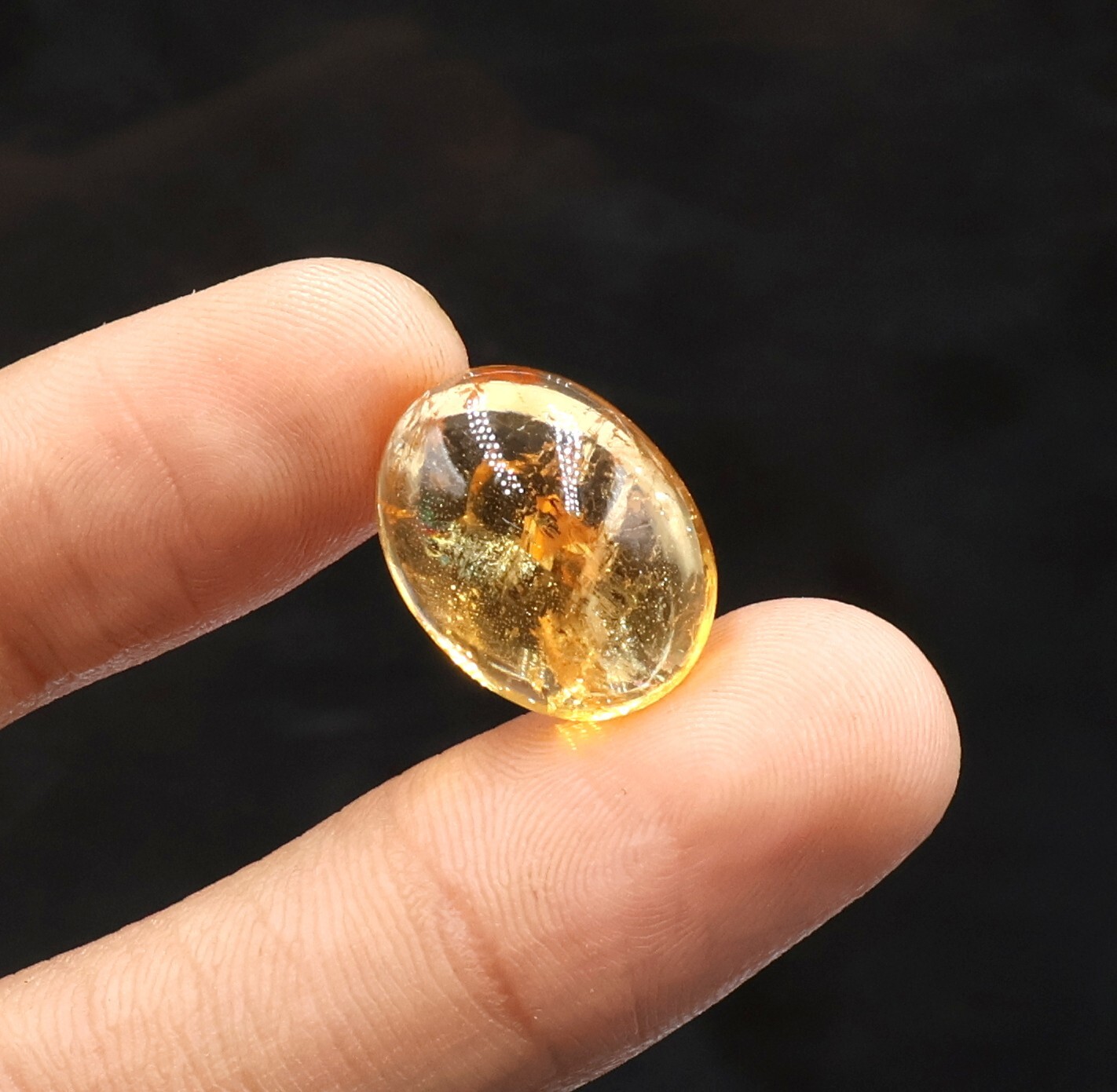 Natural Citrine Cabochon, Lot 123.00 Ct November Birthstone, Citrine Stone