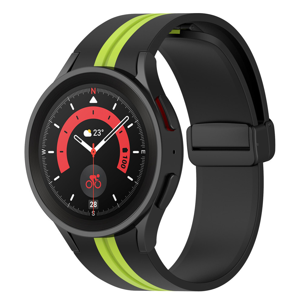 For Samsung Galaxy Watch5 40 44mm 5 Pro 45mm 4 Classic 42mm Silicone Strap Band