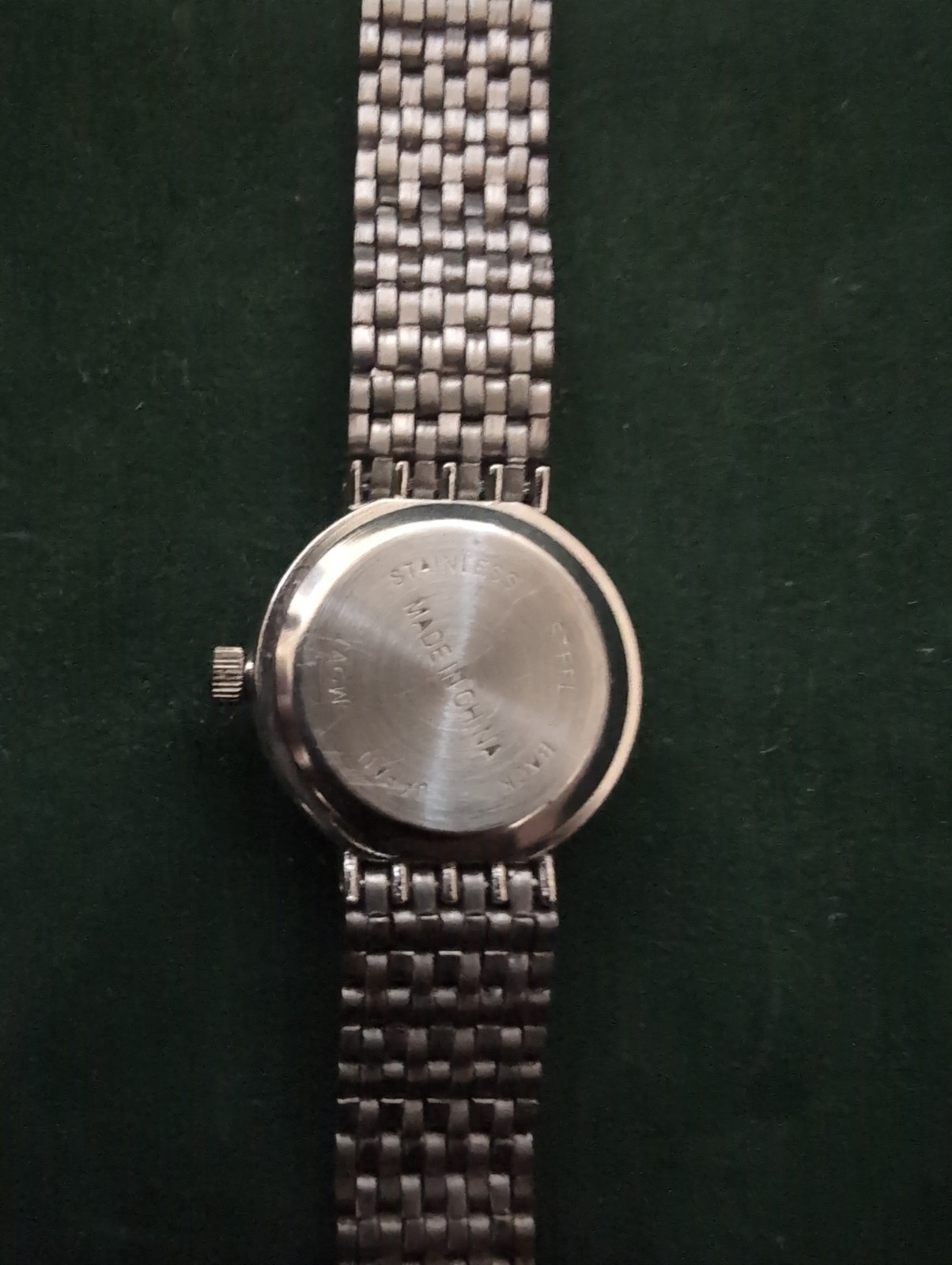 Vintage Fondini Unisex Dual Gold Tone Roman Dial Quartz Watch No Battery