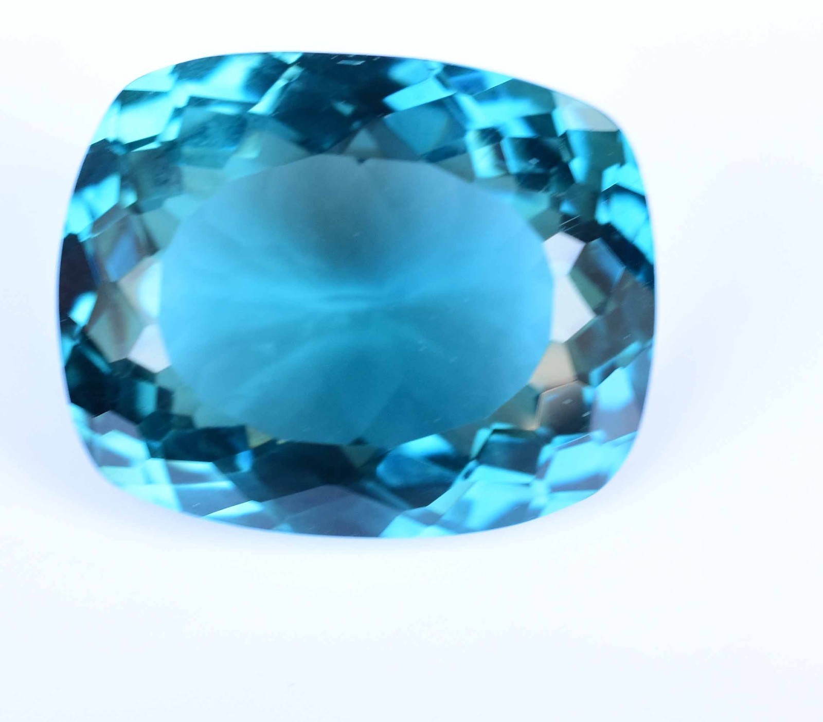 Natural Paraiba Tourmaline Green Blue 26.70 Ct Certified Cushion Loose Gemstone