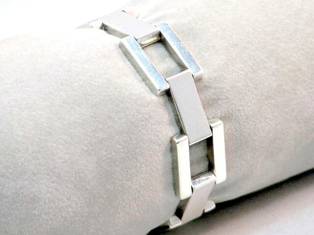 Orlando Orlandini Armband 71,26 g. Silber 800 Unoaerre Arezzo Italien um 1960