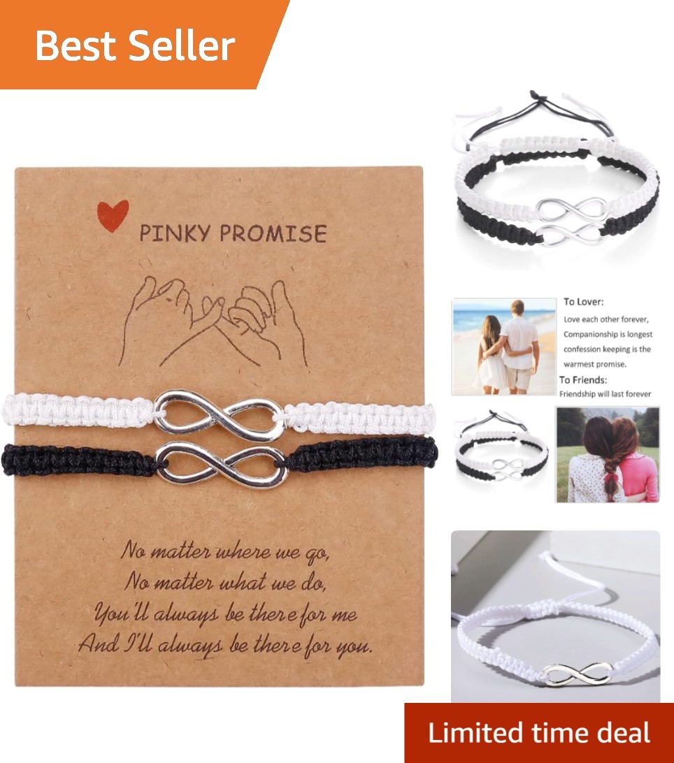 Personalized Yin Yang Couple Bracelets – Adjustable Infinity Friendship Jewelry