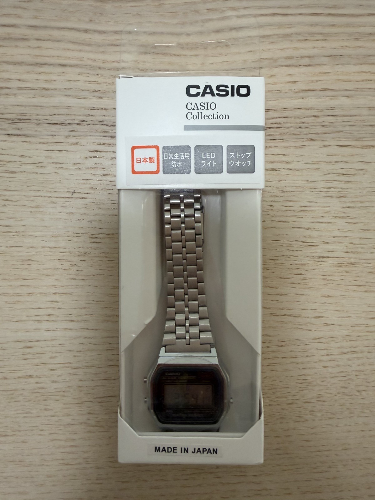 Casio Men Wrist Watch A159WA-N1JH Silver Made in Japan