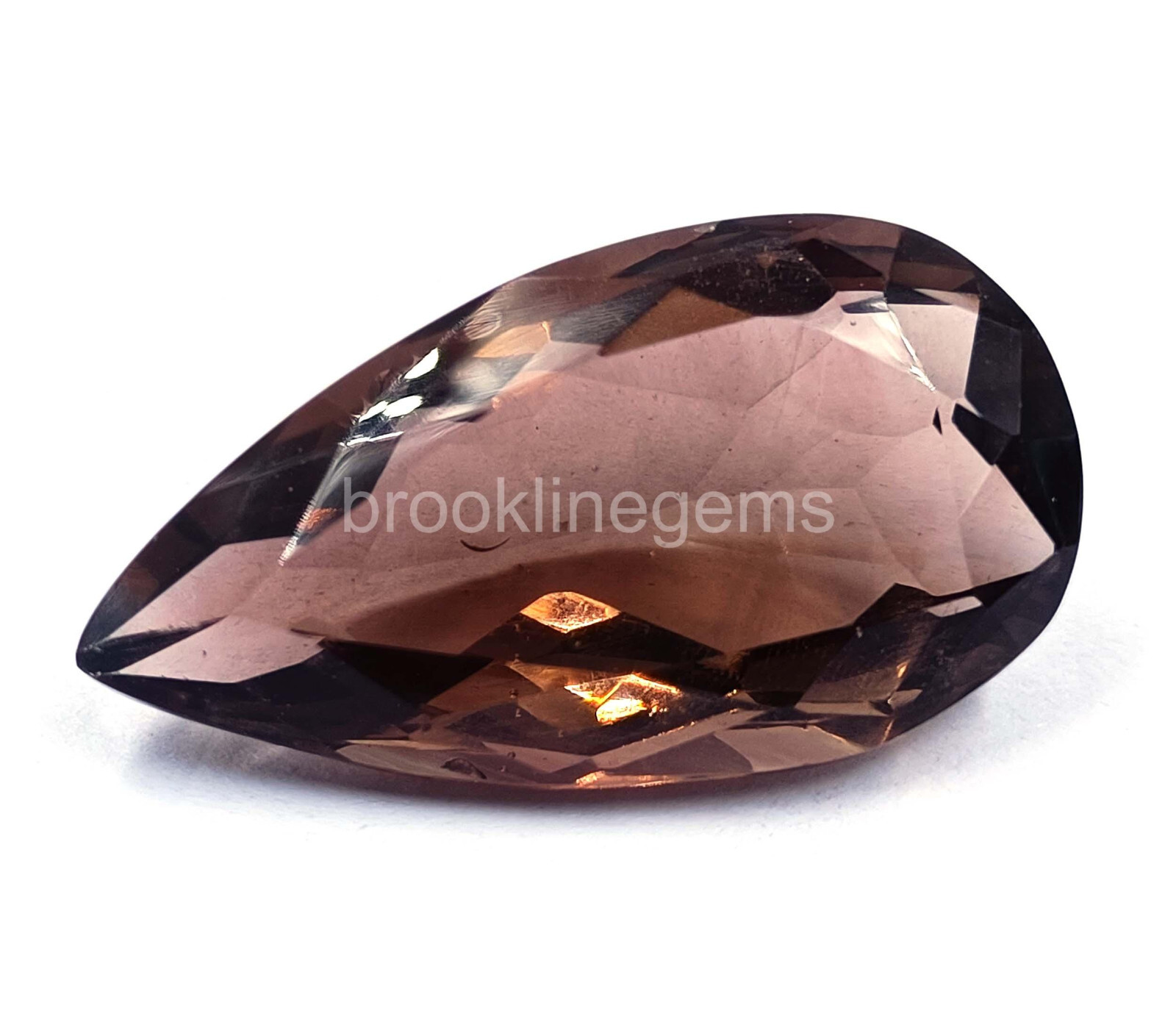 72.70 CT Pear Cut Lab Created Purple Amethyst Certified Loose Gemstone 4RDR