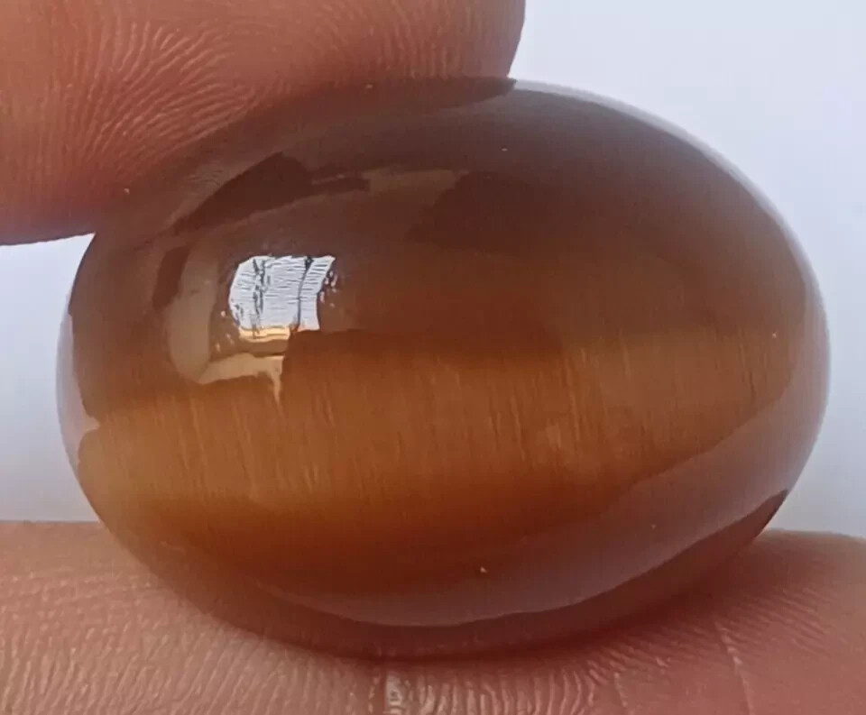 Large Natural Tiger’s Eye 53.45 Ct Oval Cabochon Loose Gemstone 4 Ring & Pendant