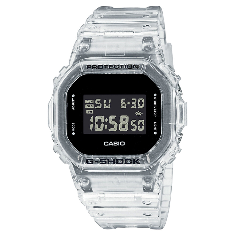 G-Shock Semi-Transparent Skeleton Special Limited Edition Watch DW-5600SKE-7