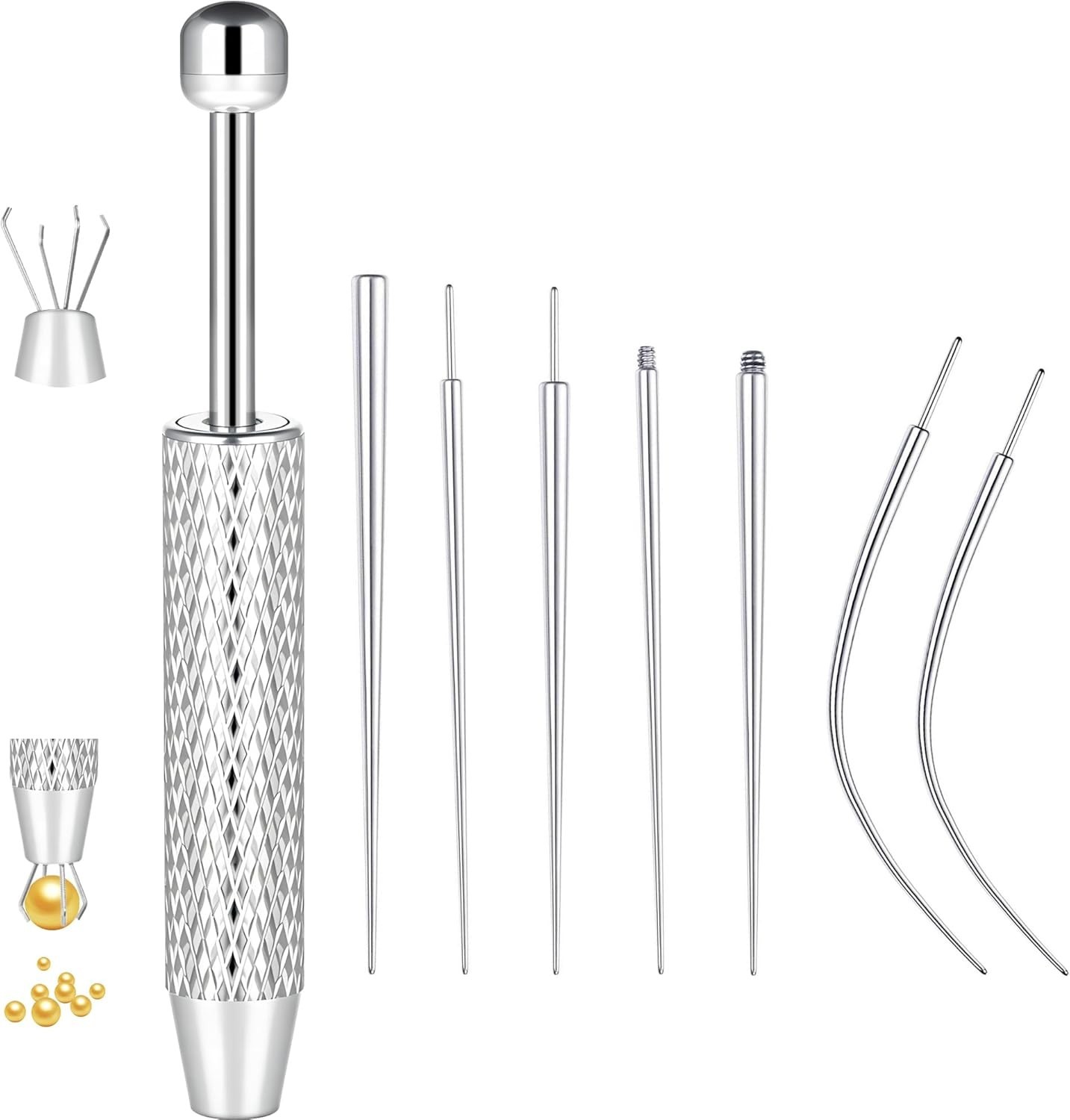 Piercing Taper Ball Grabber Tool for Changing Jewelry -Flat Back Earrings App…