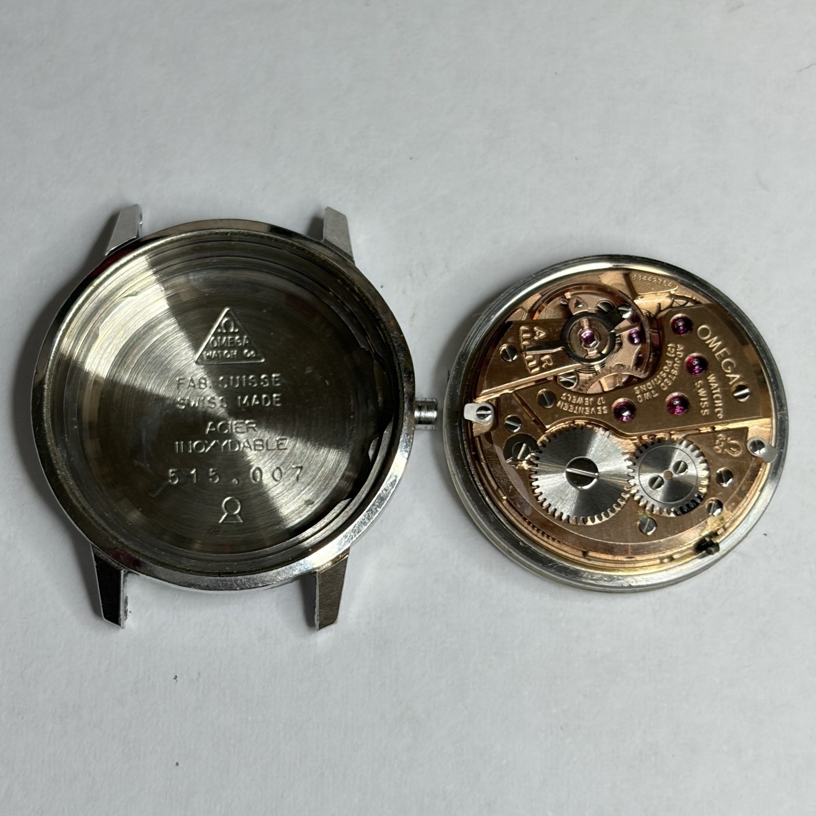 Vintage 1971 OMEGA De Ville Womens Watch Cal.620 Ref.515.007 Manual From Japan