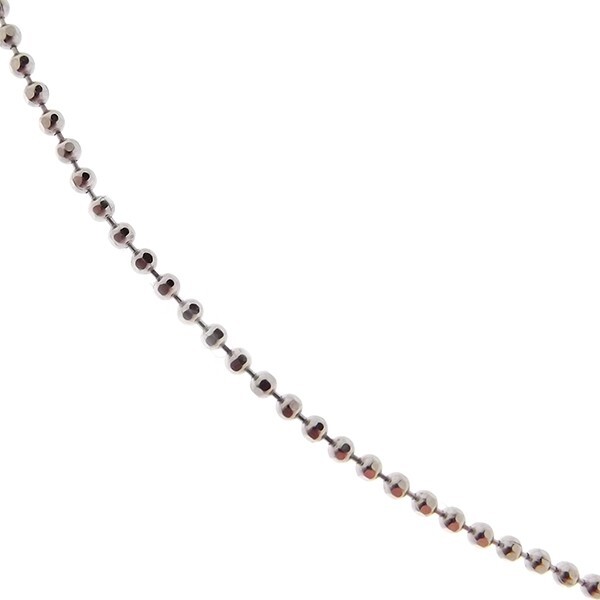 925 Silver Balls Chain Necklace Chain Balls Balls Men Women Various Sizes