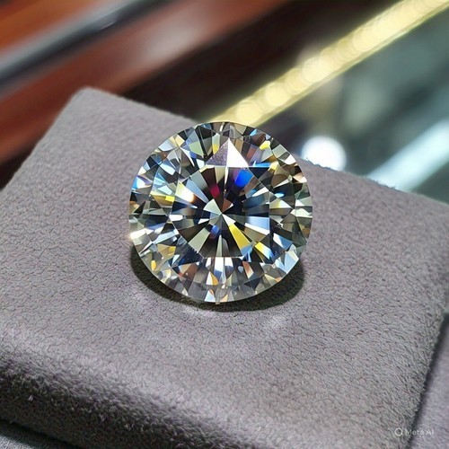 CERTIFIED 7.20 Ct Natural Diamond D Grade ROUND LOOSE VVS1/13.5 mm