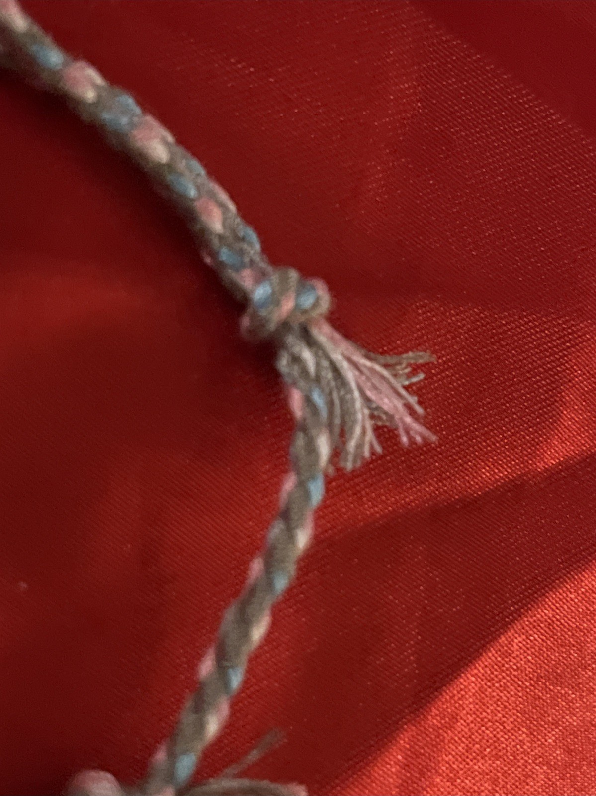 NEW BOHO BRAIDED THREAD FRIENDSHIP BRACELET ADJUSTABLE SKY BLUE GRAY PINK WHITE