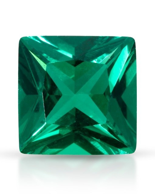 CERTIFIED Natural Green Earth Mined Diamond 5.05 Ct Princess VVS1/ 9.5 mm