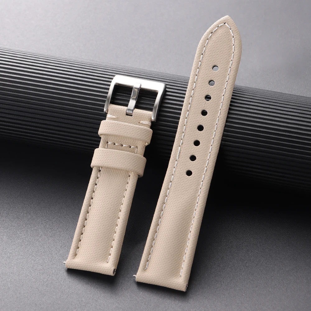 Premium Sailcloth Nylon Watch Strap 18-22mm Waterproof Quick Release Band