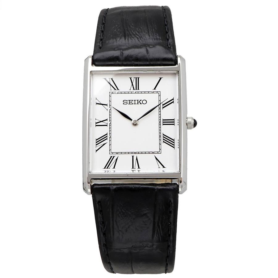 SEIKO SWR049 Men’s Quartz Dress Watch Silver White Dial Casual Business