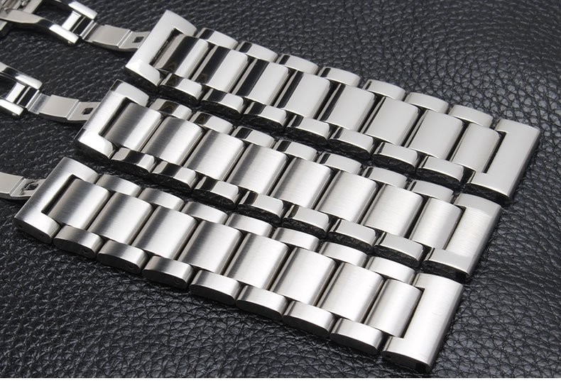 16 18 20 21 22 23 24 26mm Solid Stainless Steel Watch Strap Band Watchband NEW