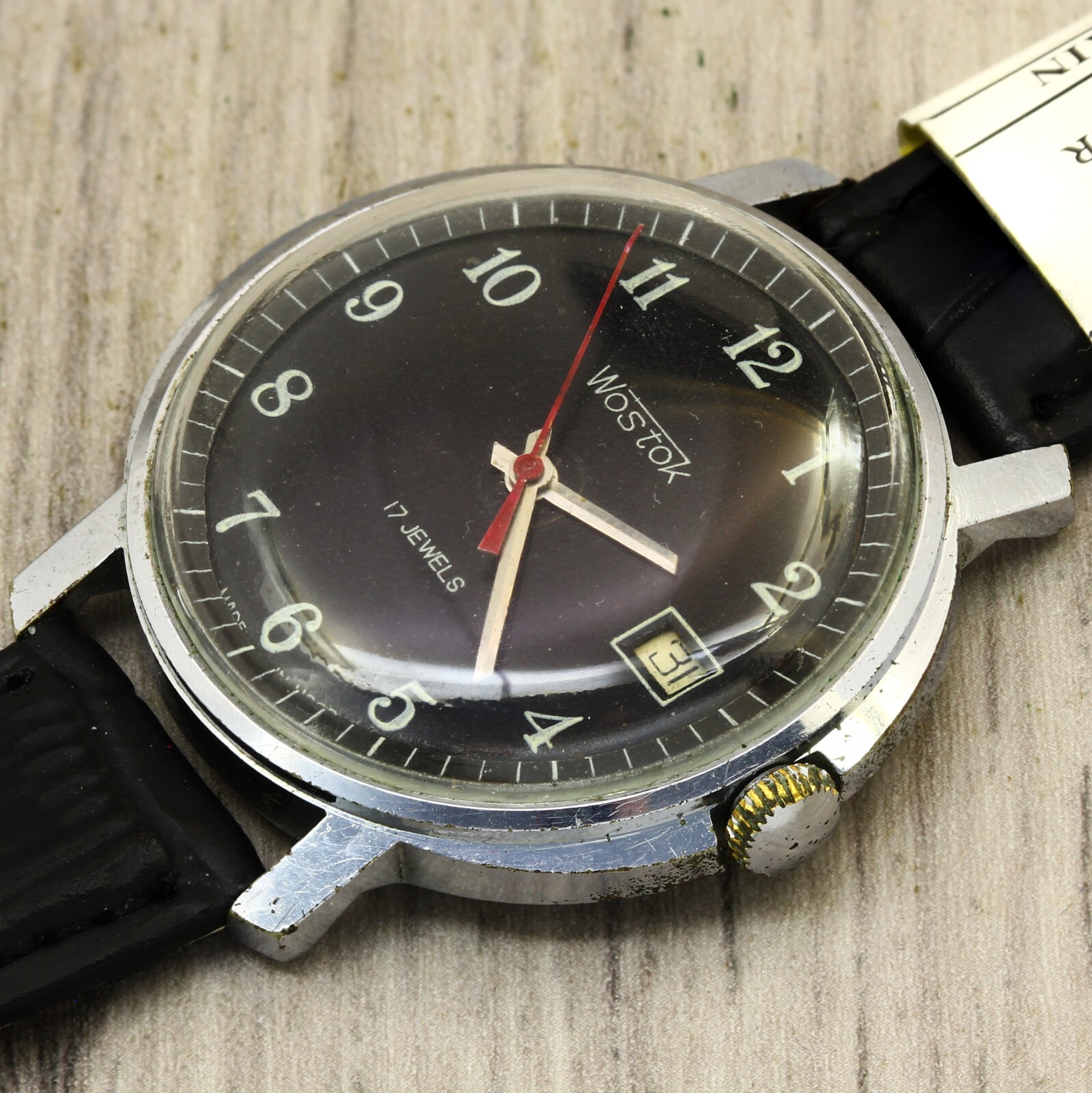 Original wostok vostok USSR Soviet mechanical watch caliber 2214 date Export