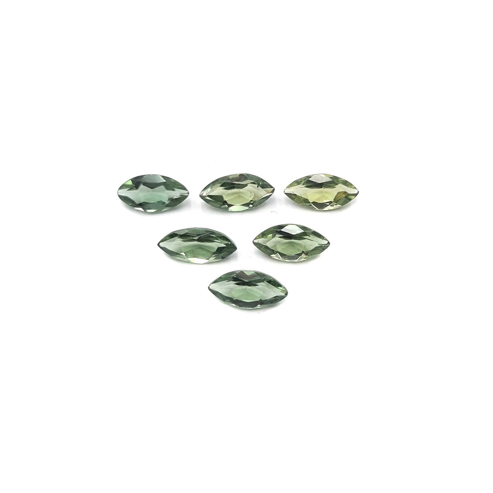 Natural Green Apatite Marquise Cut Loose Gemstone Lot 18 Pcs 4*8-4.5*8 MM 10 CT
