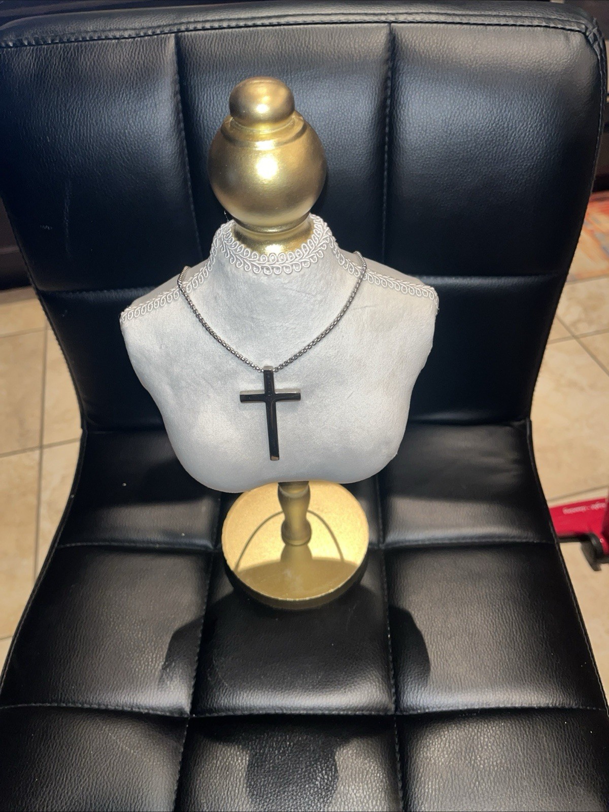 AceOrbit Jewelry Display Stand Mannequin Female Dress 12”