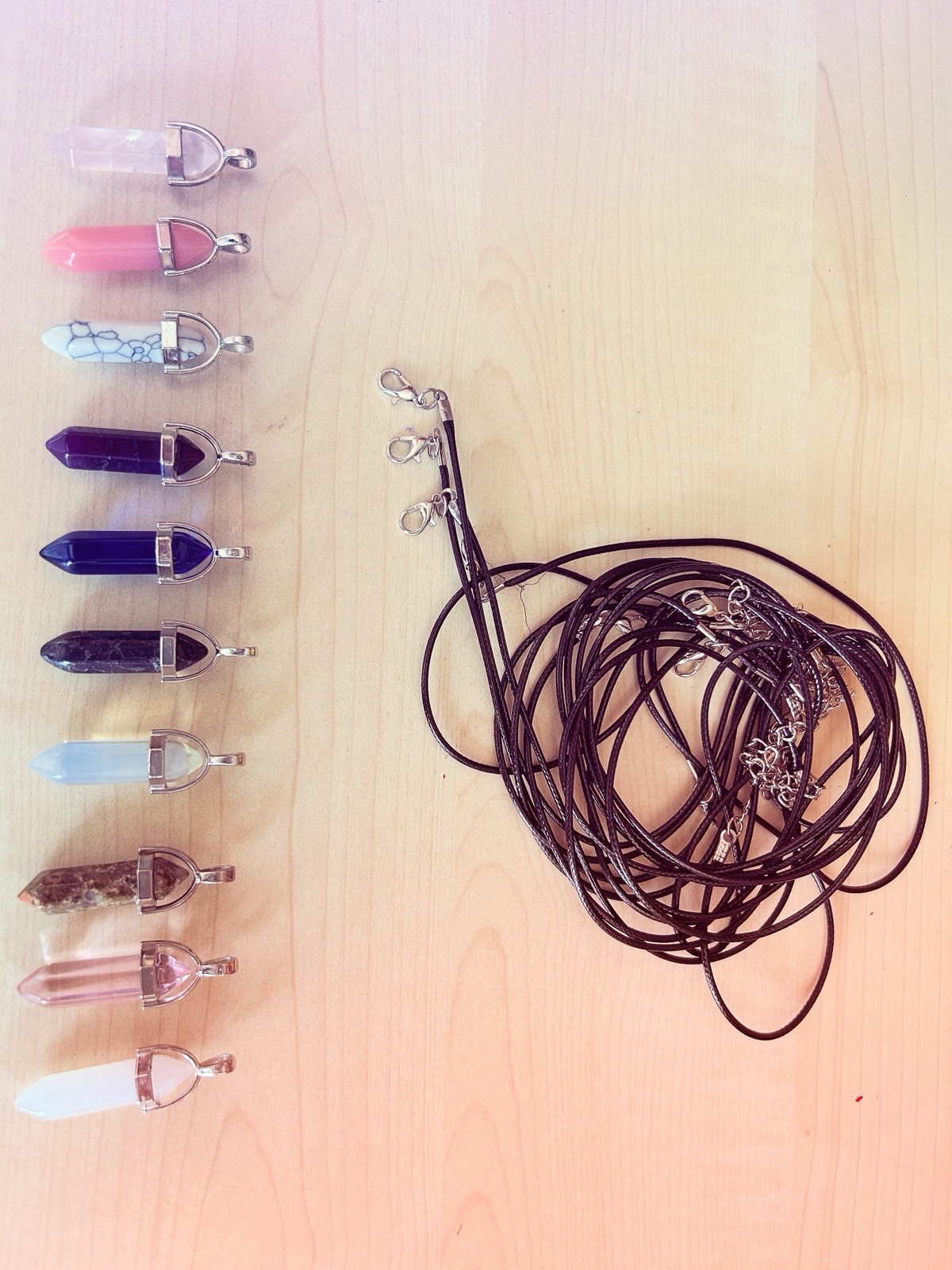 Women’s Various Sizes Pendant Necklaces and Rings